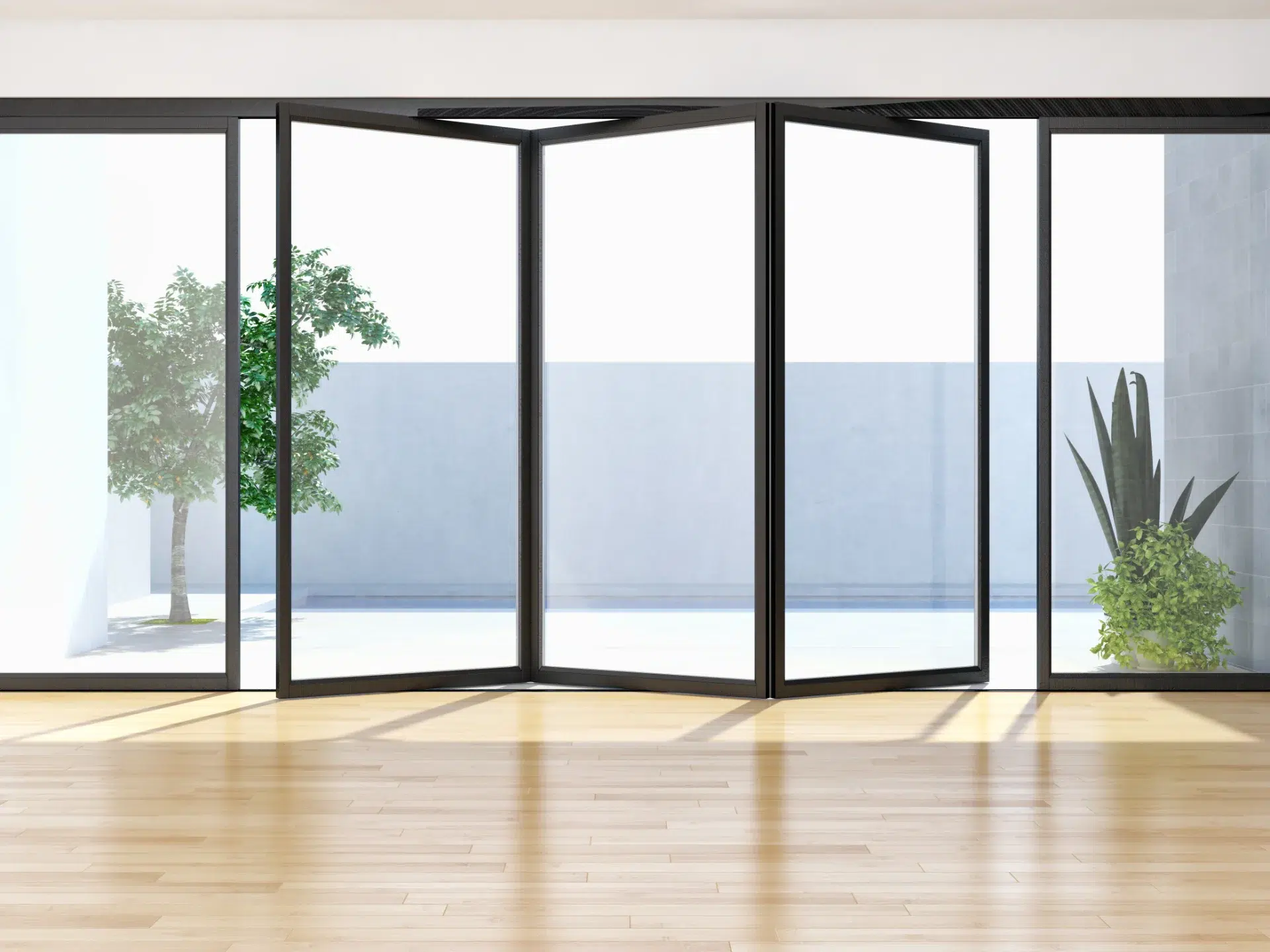 VLX 100 Bifold / Folding Door in San Diego, CA | Hale Windows San Diego - detail 1