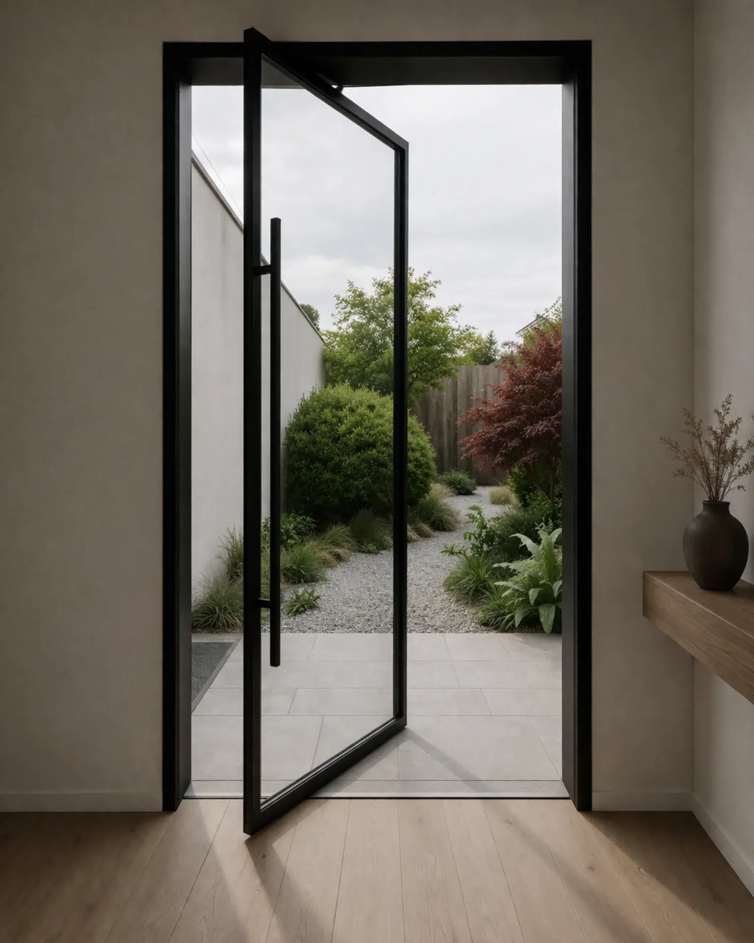 VLX 100 Pivot Door in San Diego, CA | Hale Windows San Diego - detail 1