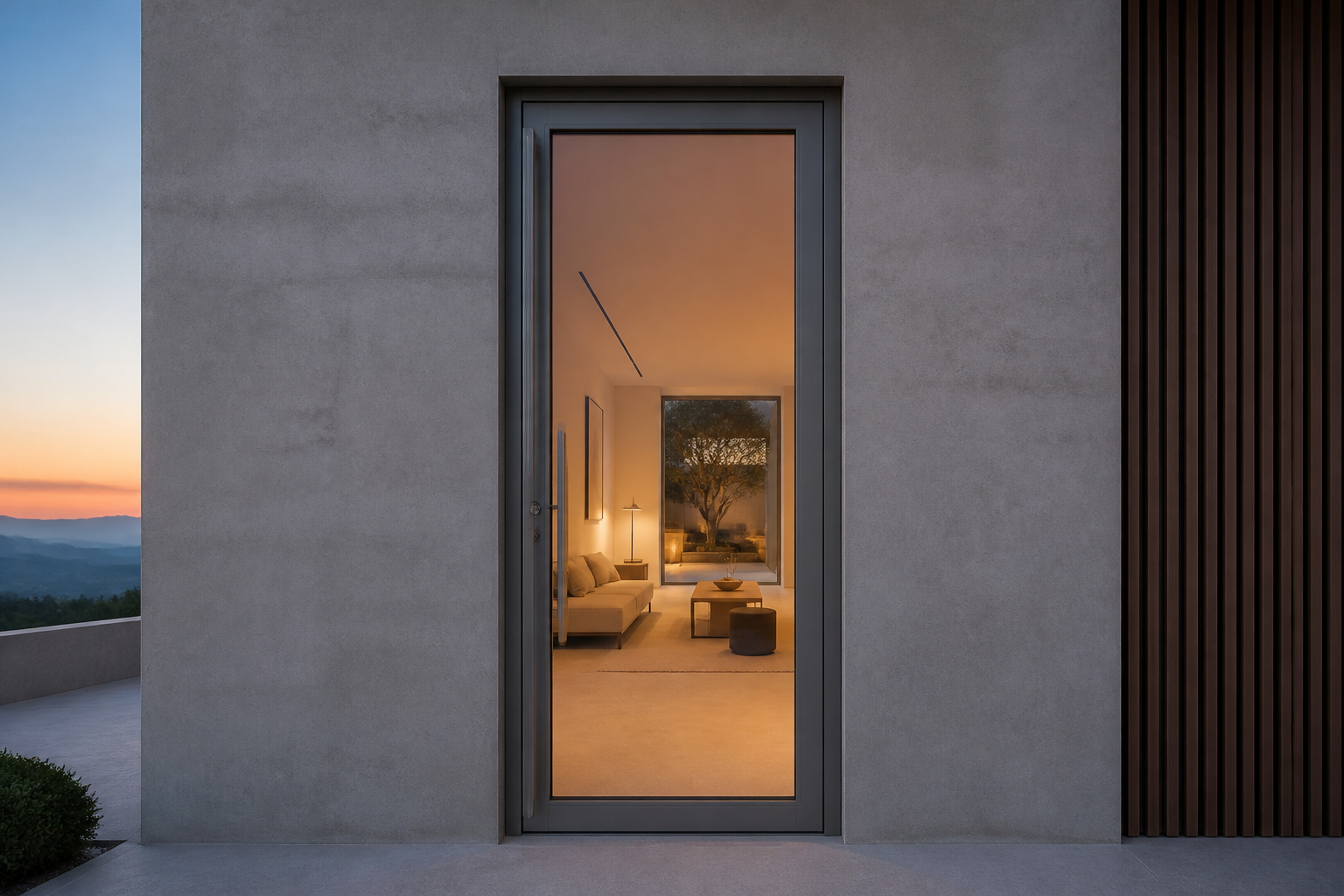 VLX 100 Pivot Door in San Diego, CA | Hale Windows San Diego - detail 2